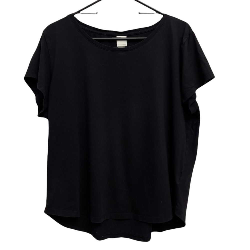 H&M Basic Short Sleeve Black Shirt Size XL